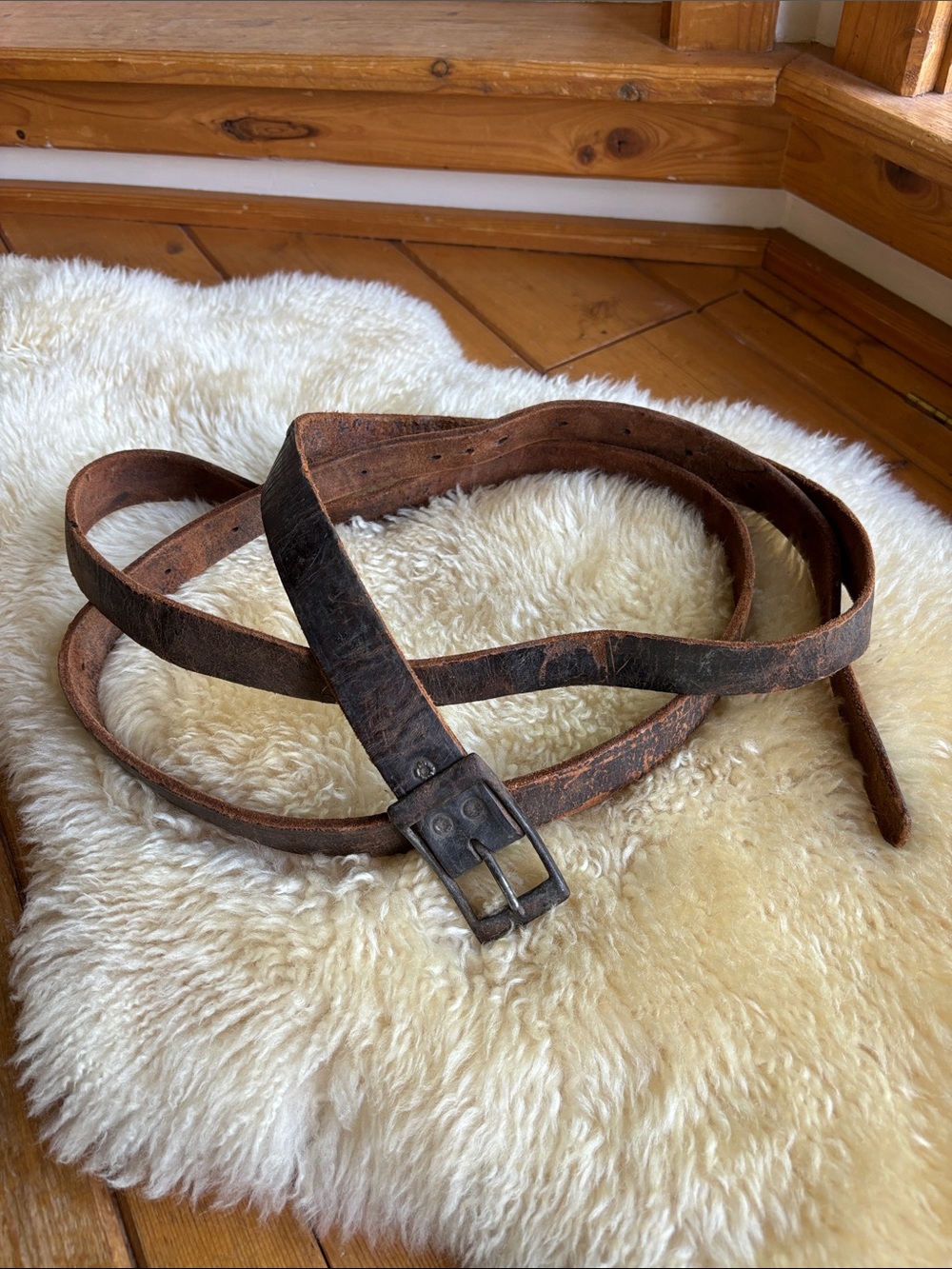 Antique Leather Belt/Cinch